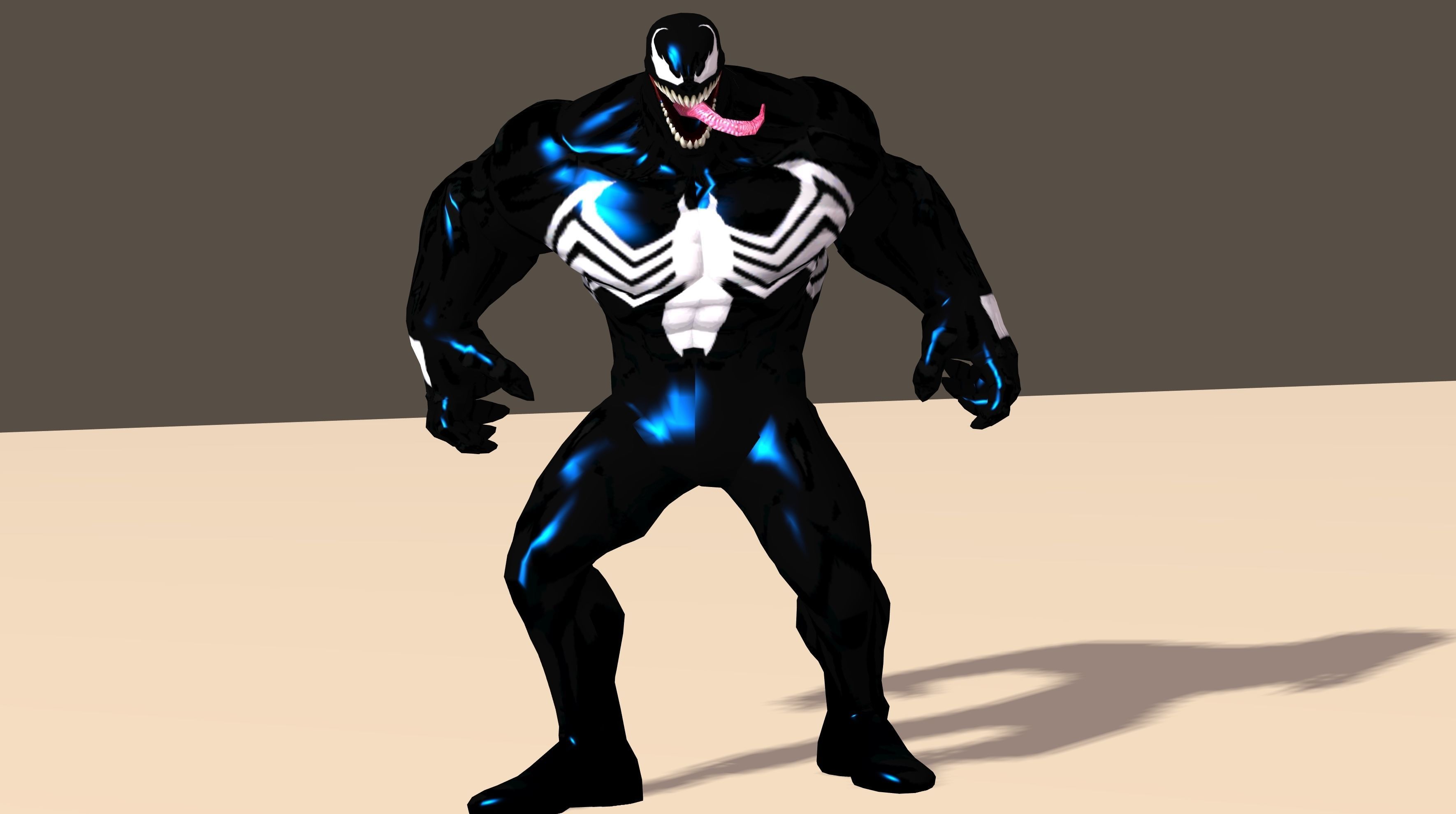 Venom From Marvel C of C Poser Rigged 3D model_11