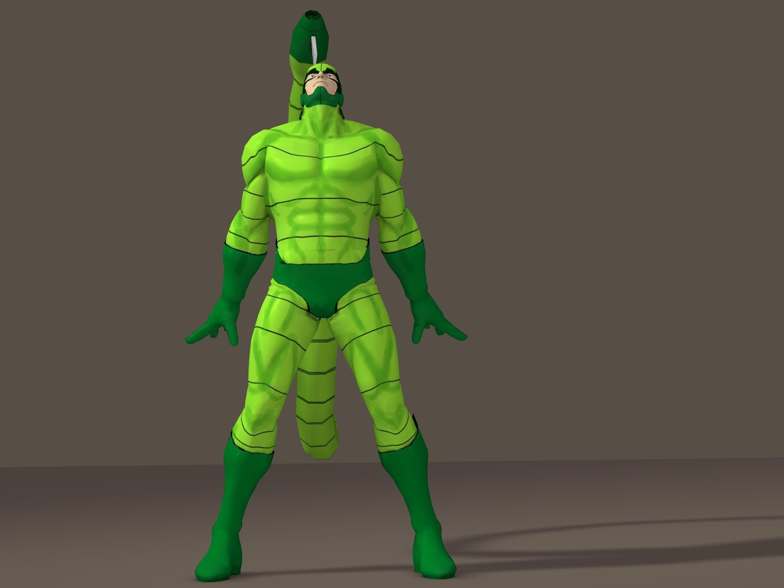 Scorpion 90s animated series Poser rigged 3D model_15