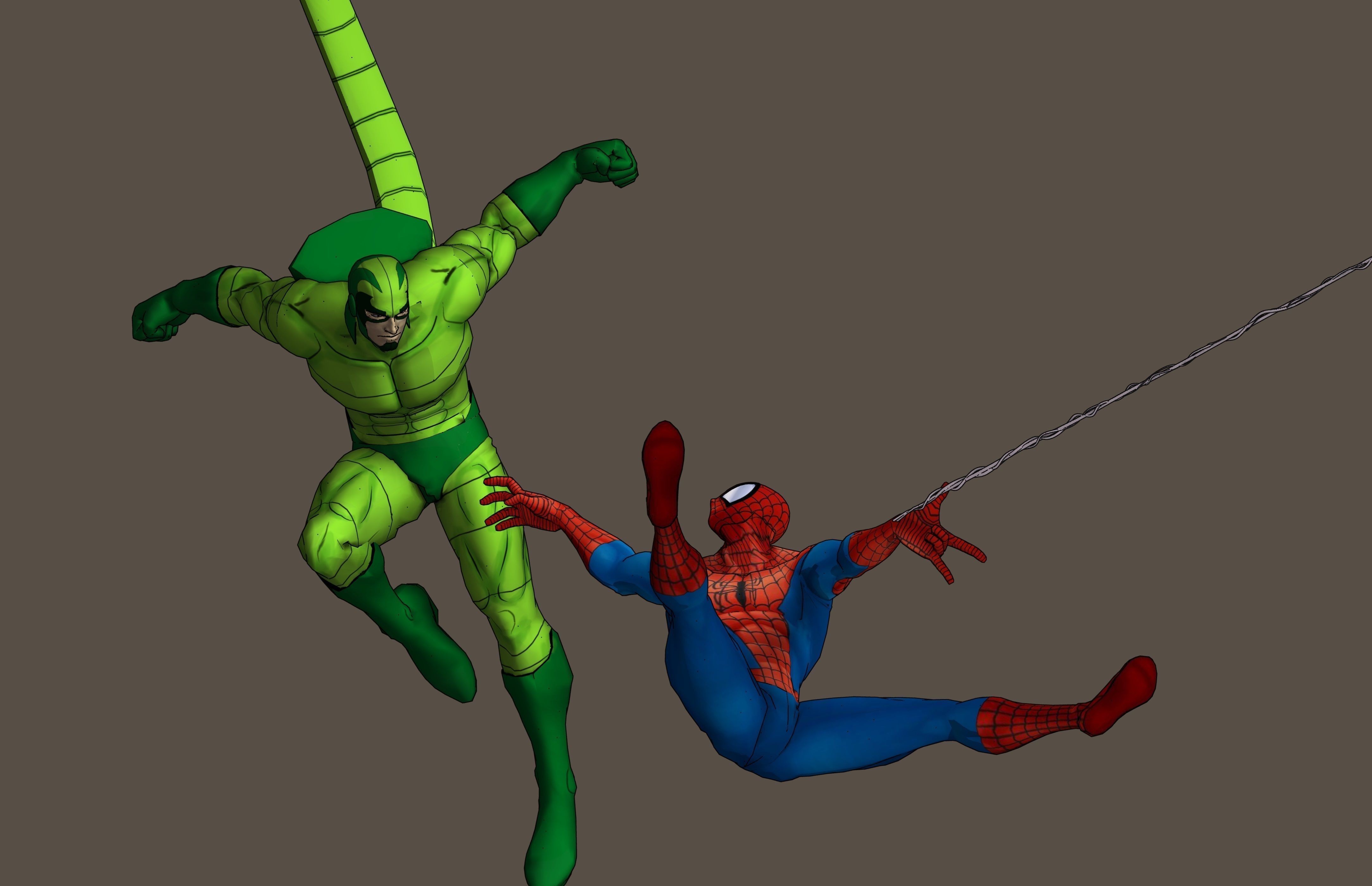 Scorpion 90s animated series Poser rigged 3D model_18