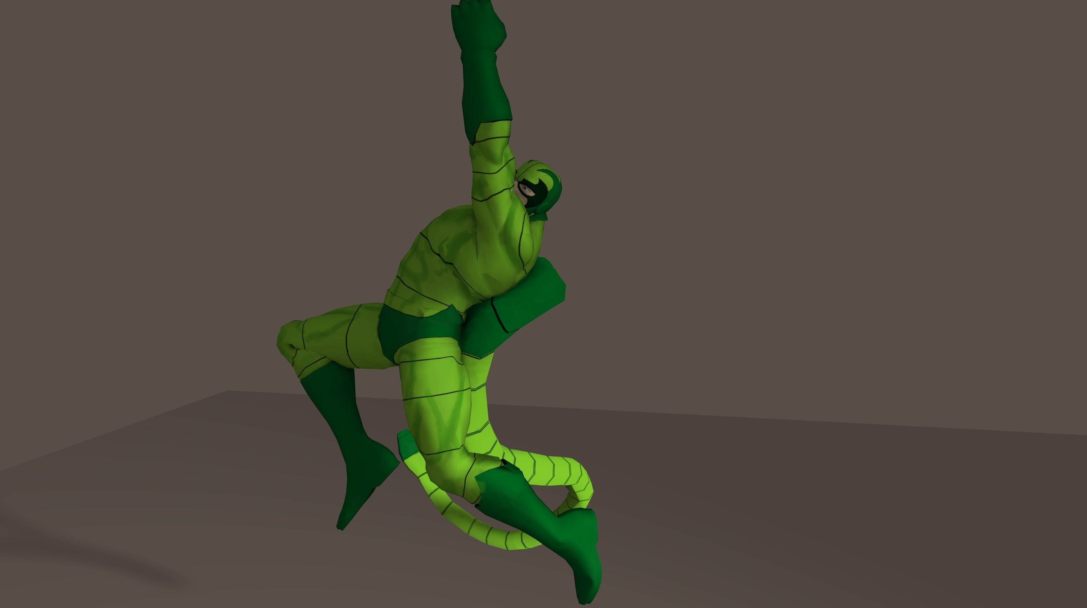 Scorpion 90s animated series Poser rigged 3D model_19