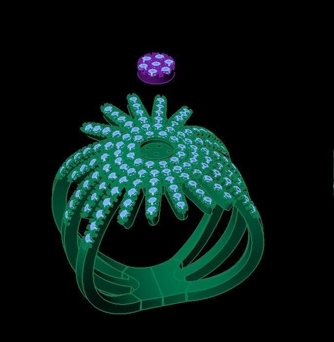 star ring   3D print model_6