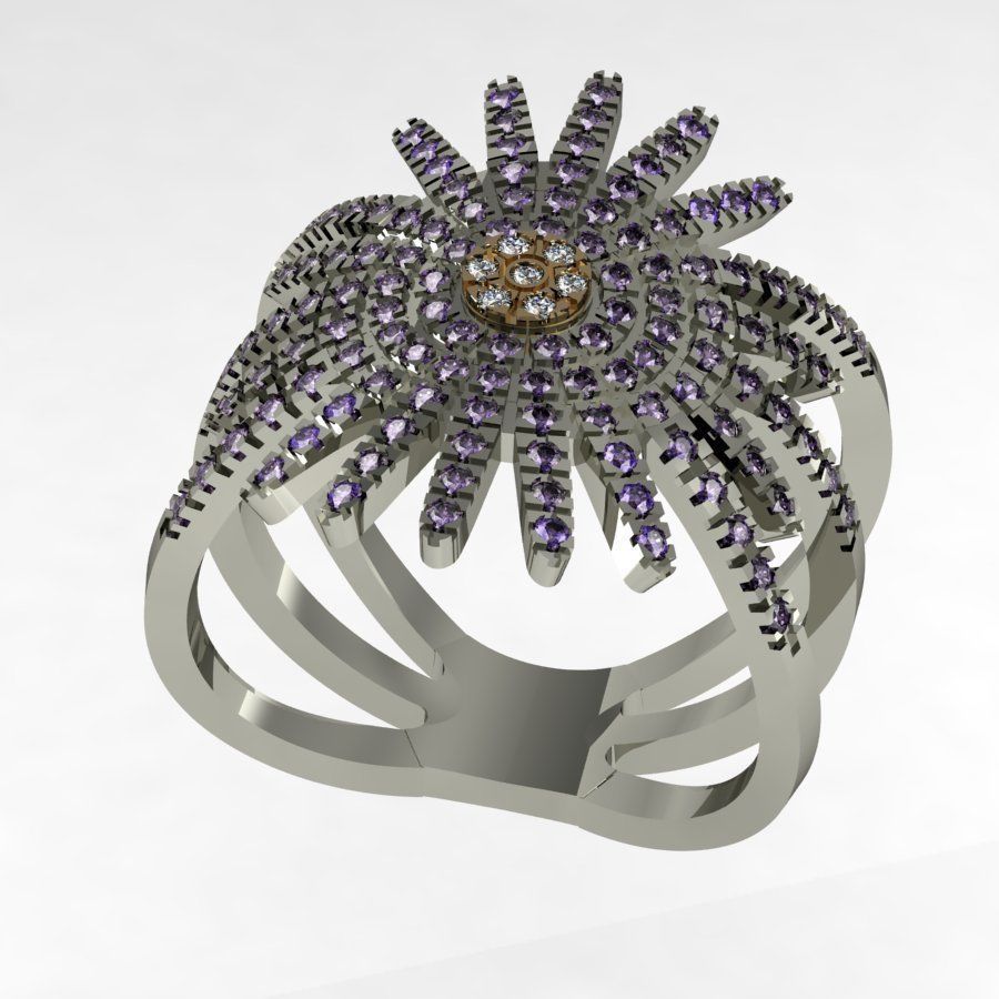 star ring   3D print model_1