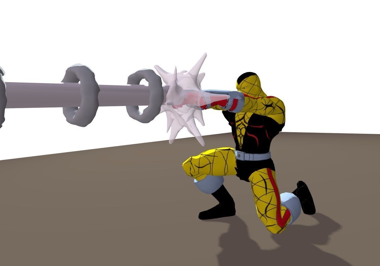 Shocker 90s animated series Rigged for Poser 3D model_25