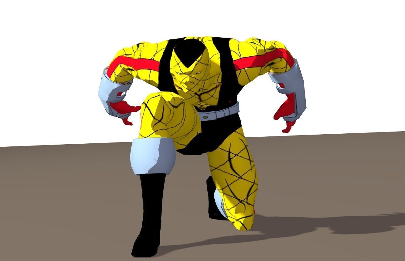 Shocker 90s animated series Rigged for Poser 3D model_9