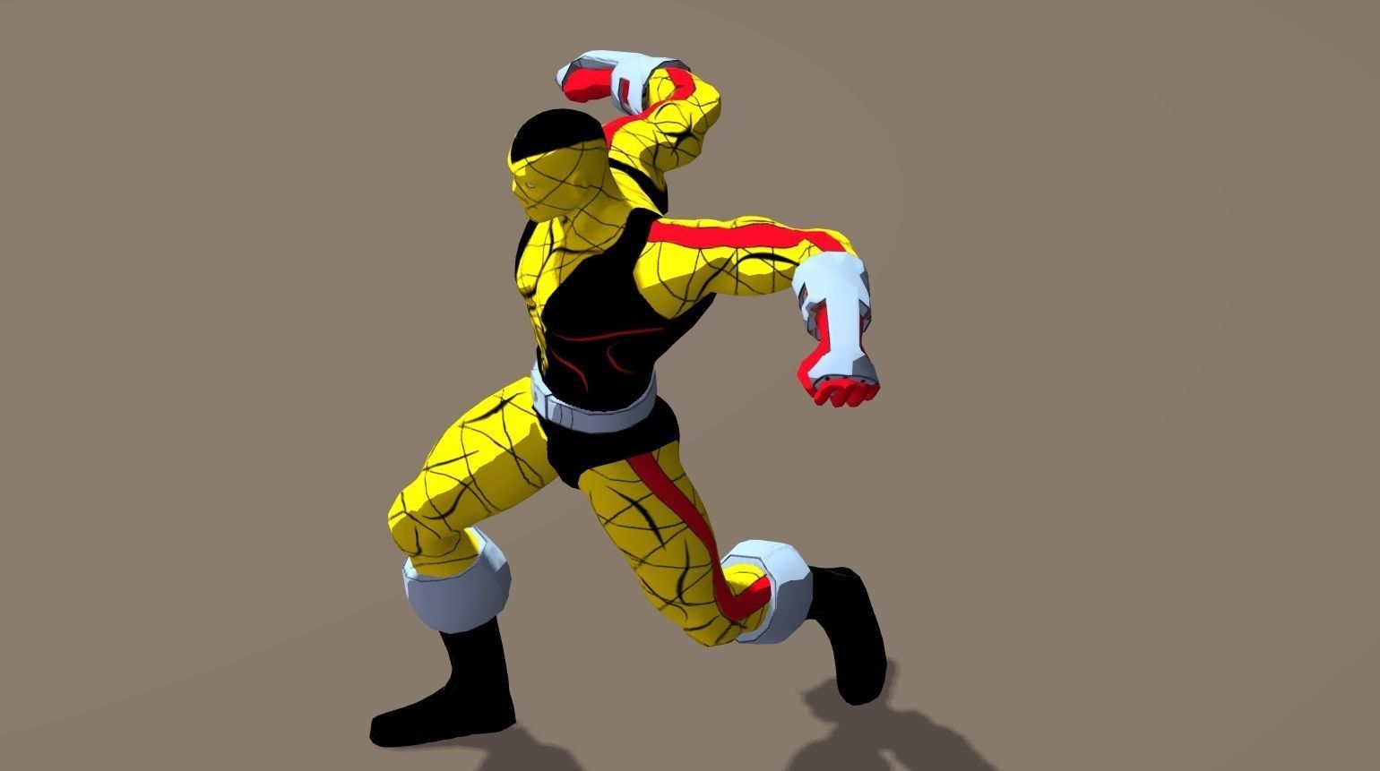 Shocker 90s animated series Rigged for Poser 3D model_10