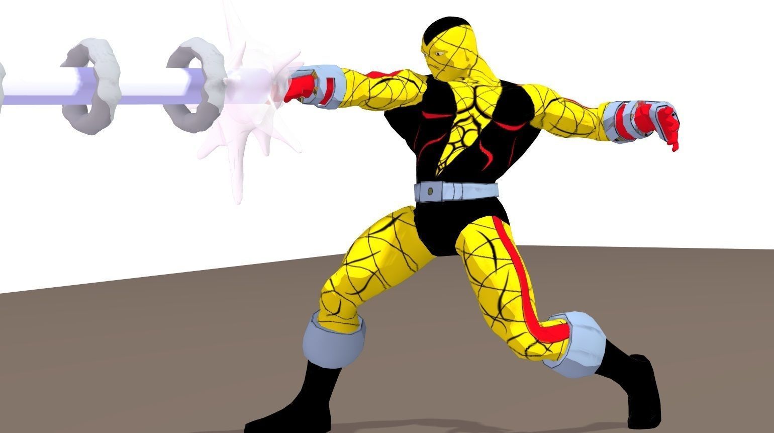 Shocker 90s animated series Rigged for Poser 3D model_26