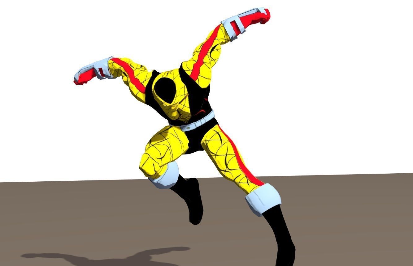 Shocker 90s animated series Rigged for Poser 3D model_20