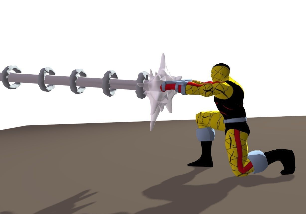 Shocker 90s animated series Rigged for Poser 3D model_8