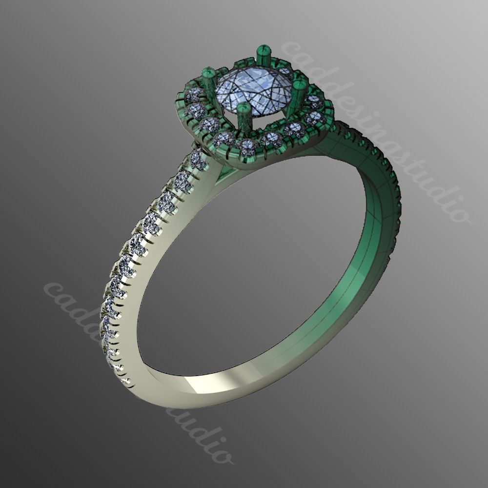 Ring bi 16 3D print model_1