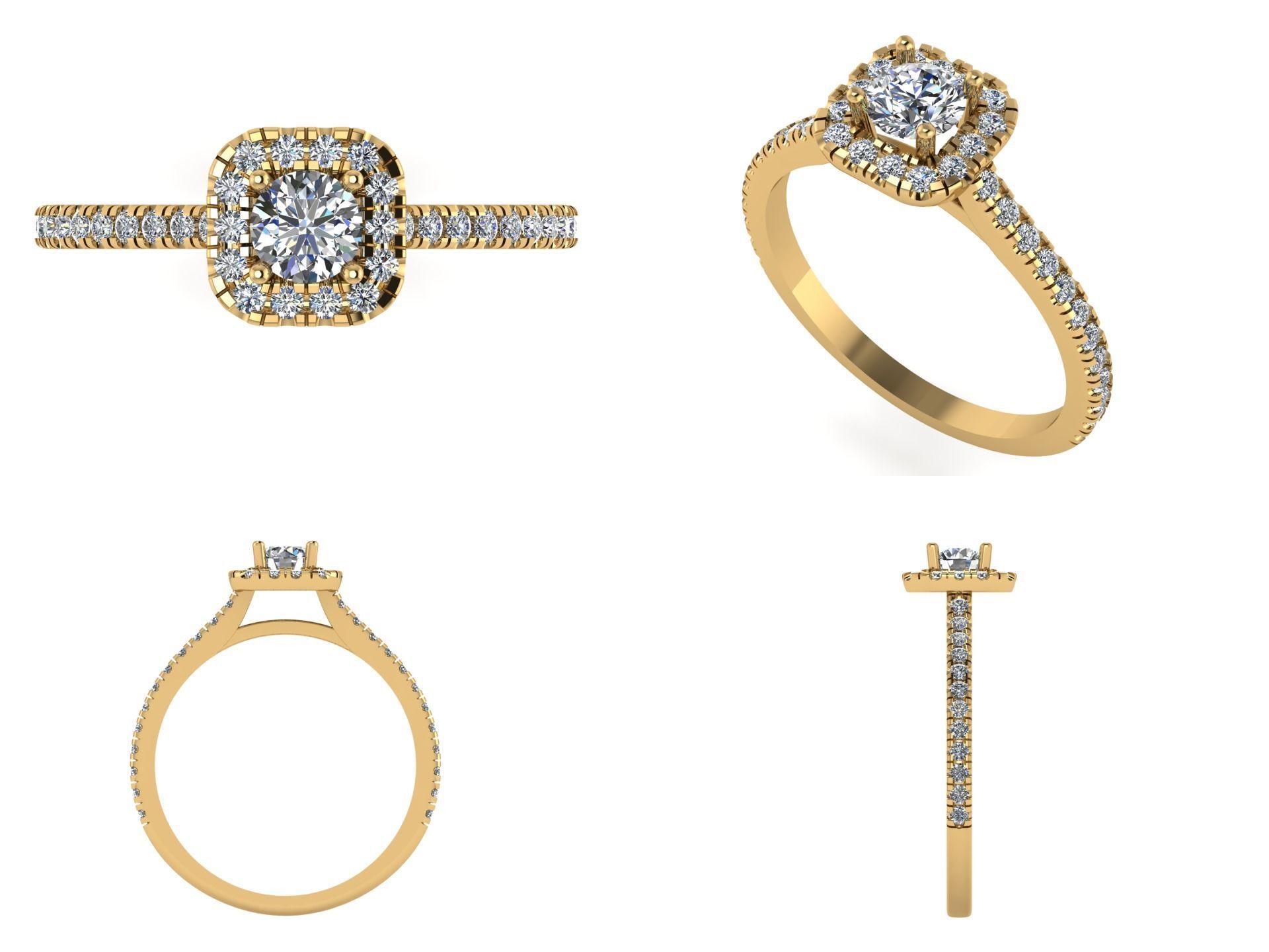 Ring bi 16 3D print model_5