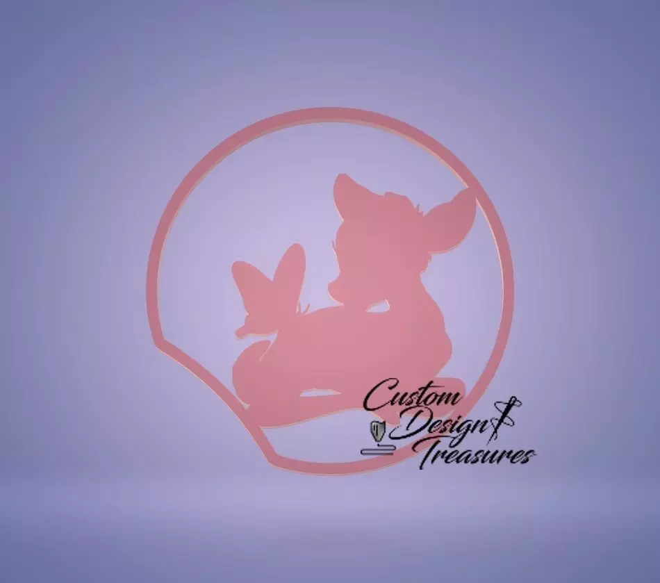 Bambi Deer 3D print model 3D print model_0