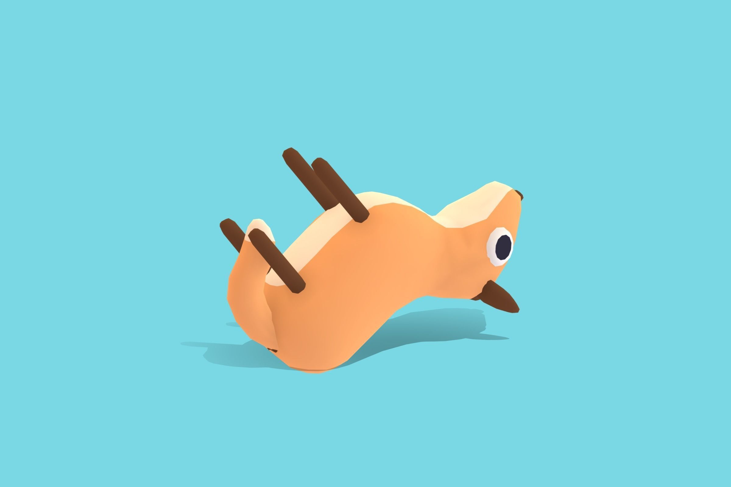 Fox - Quirky Series Low-poly 3D model_6