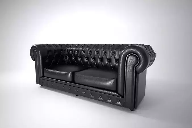 01 LEATHER SOFA DOUBLE