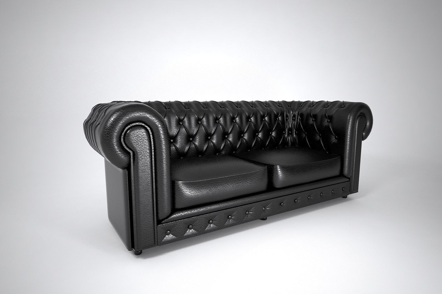 01 LEATHER SOFA DOUBLE 3D model_2
