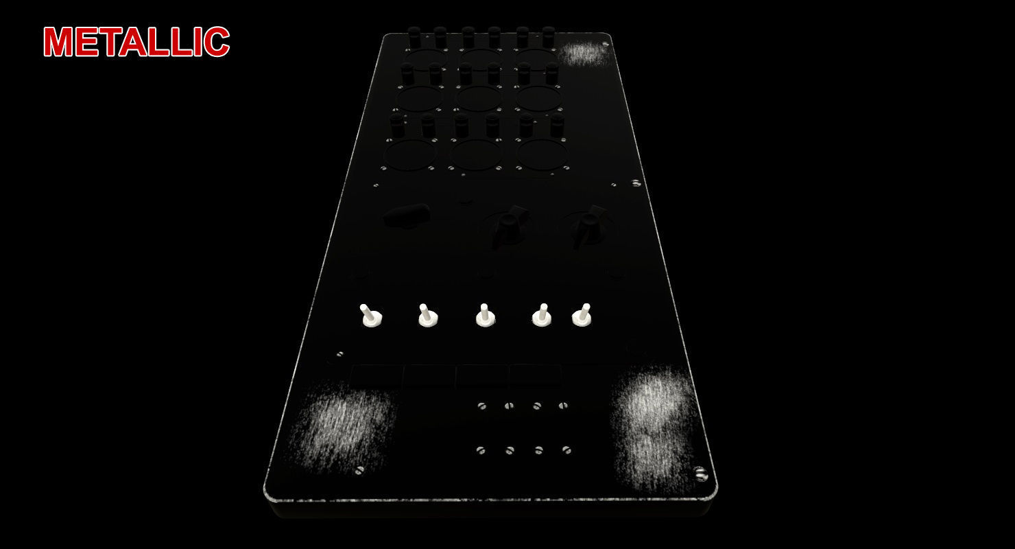 Mi-8MT Mi-17MT Power Panels Board English Low-poly 3D model_20