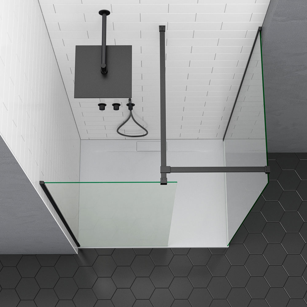 Cabin showers Radaway Modo New Black 3D model_8