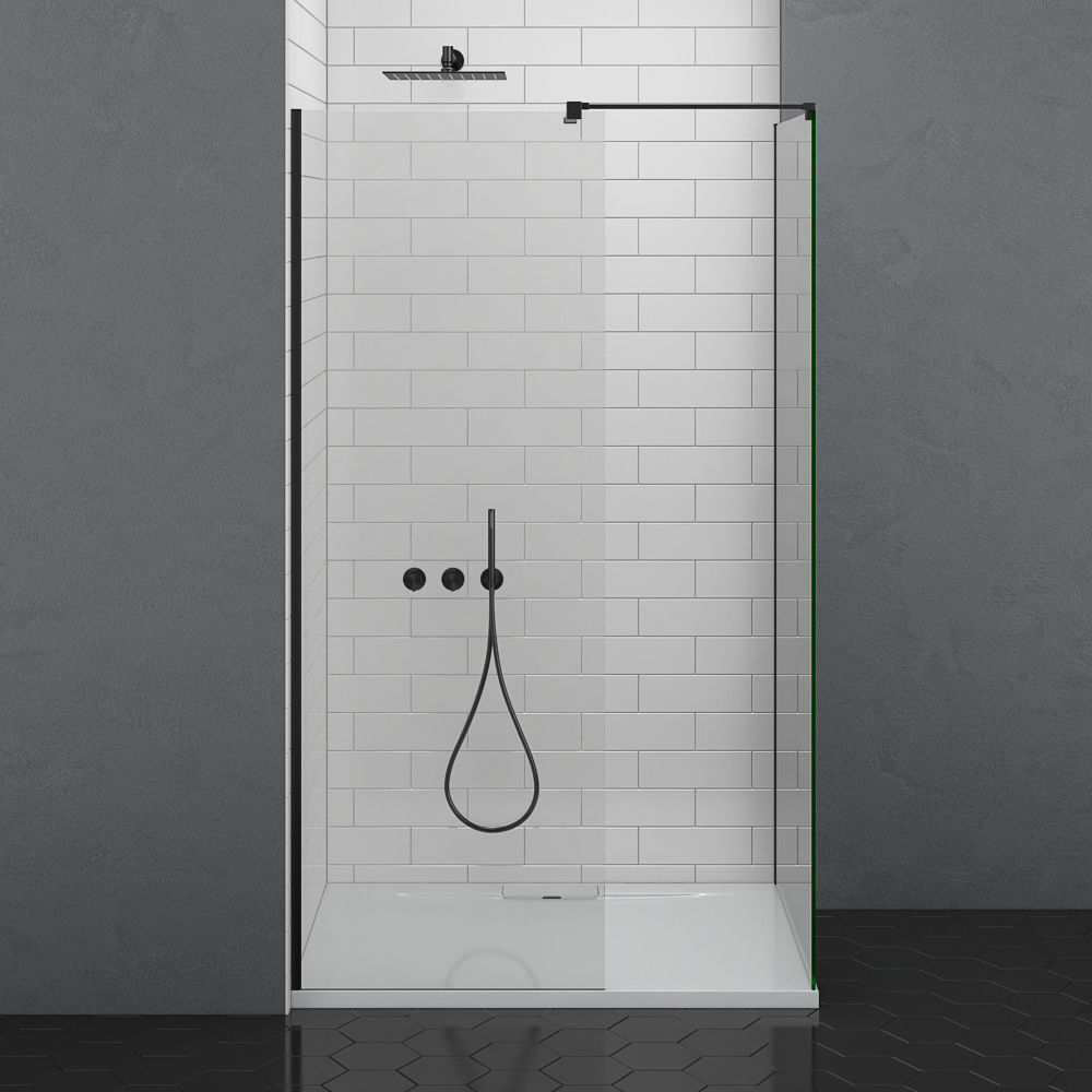 Cabin showers Radaway Modo New Black 3D model_10