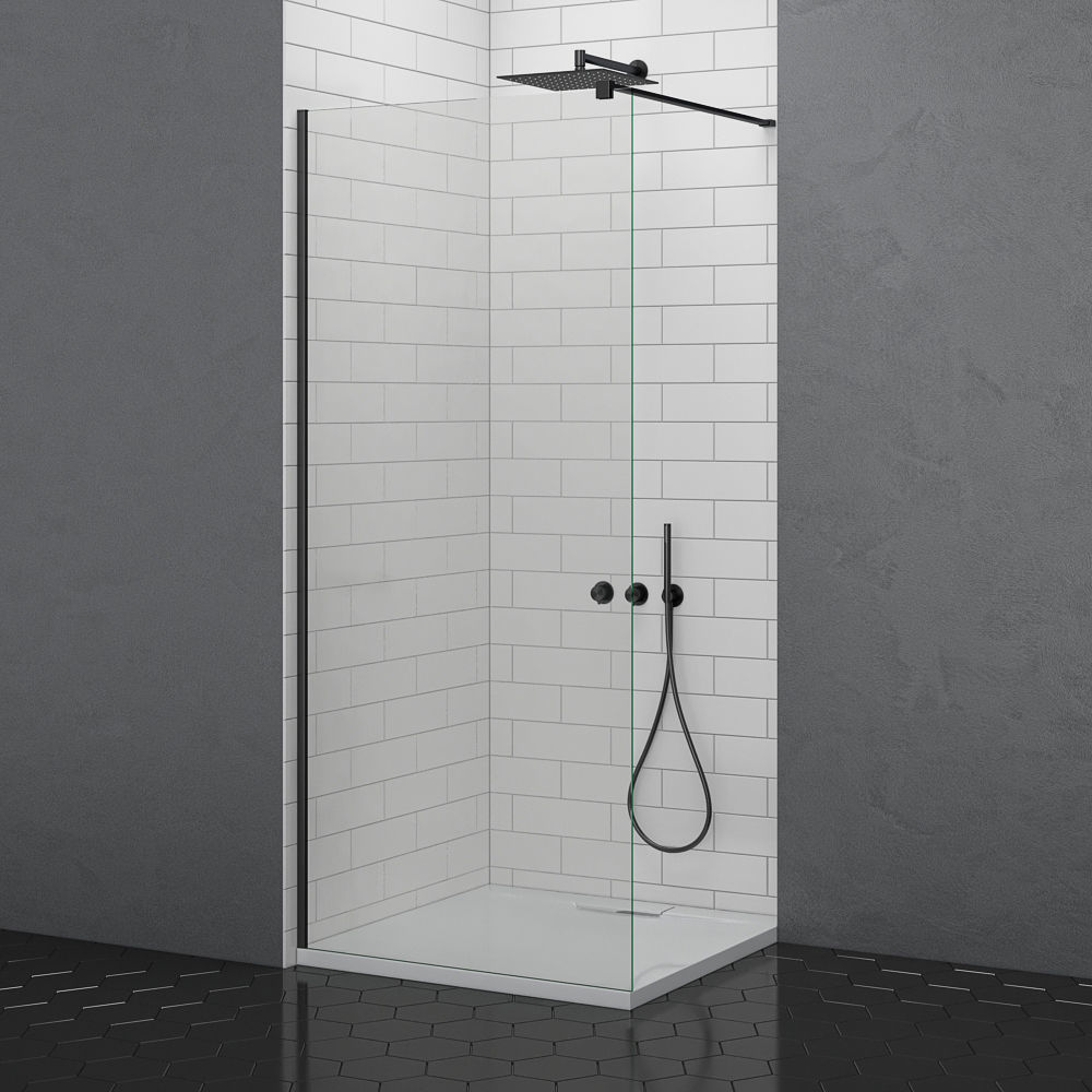 Cabin showers Radaway Modo New Black 3D model_11