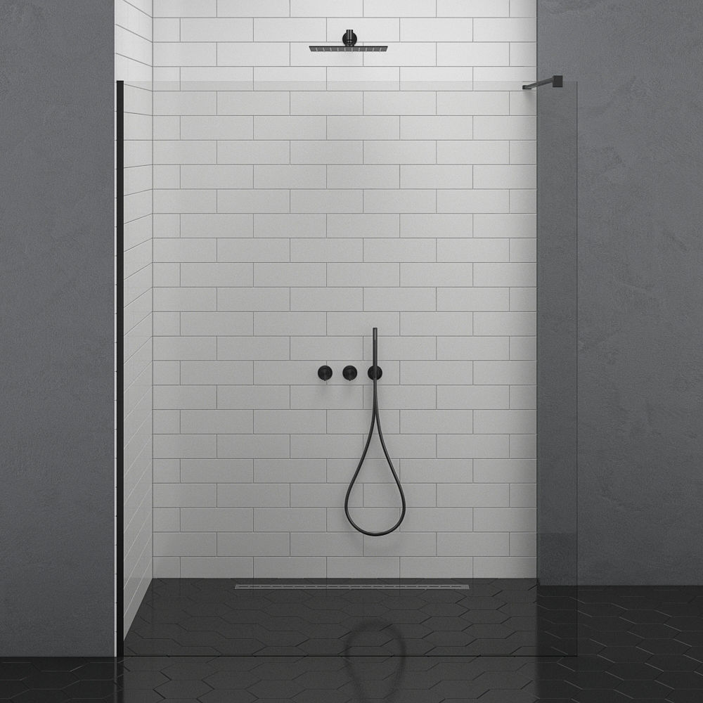 Cabin showers Radaway Modo New Black 3D model_5
