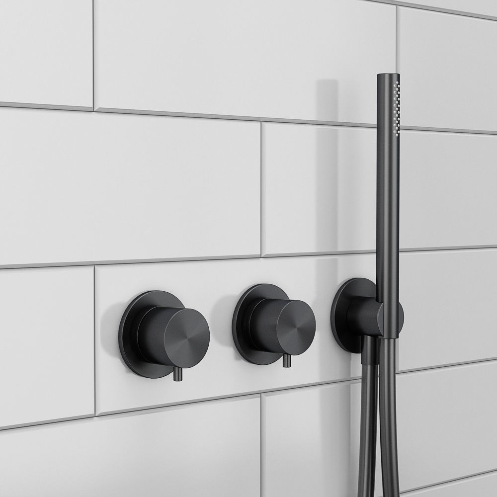 Cabin showers Radaway Modo New Black 3D model_14