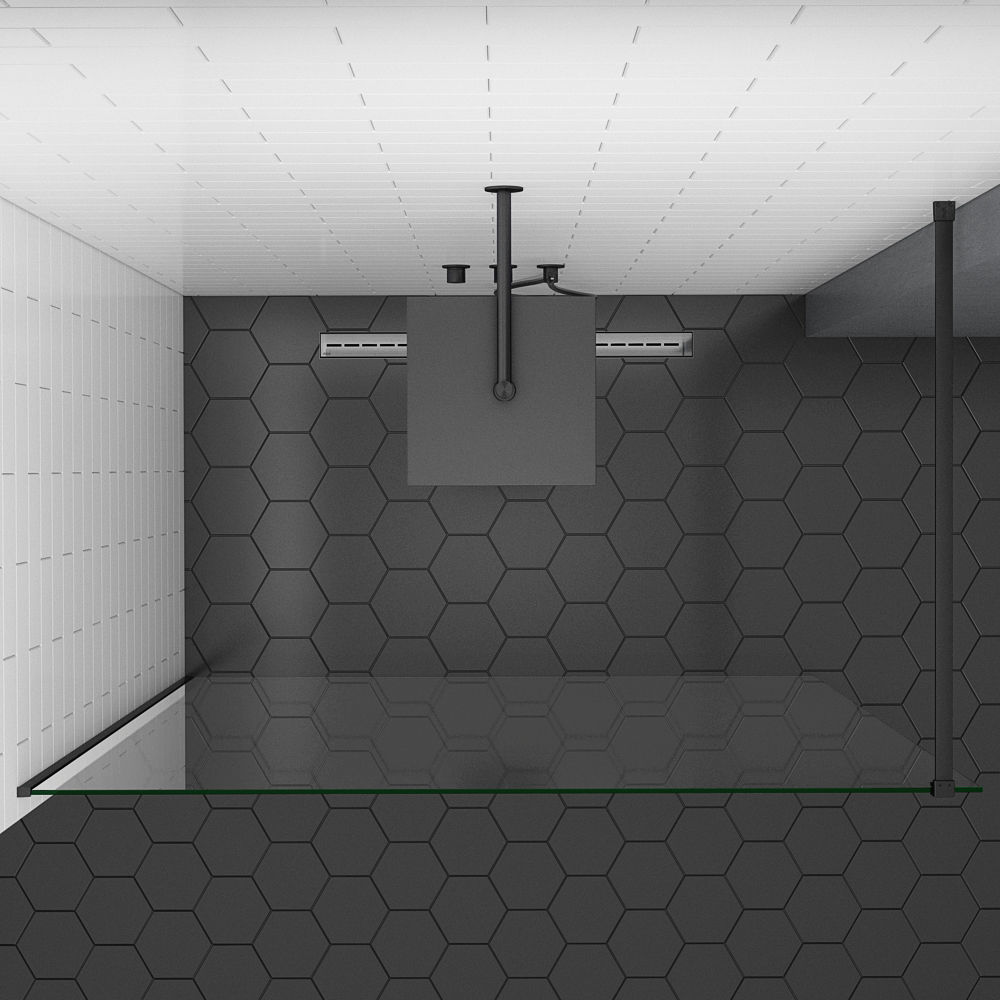 Cabin showers Radaway Modo New Black 3D model_16
