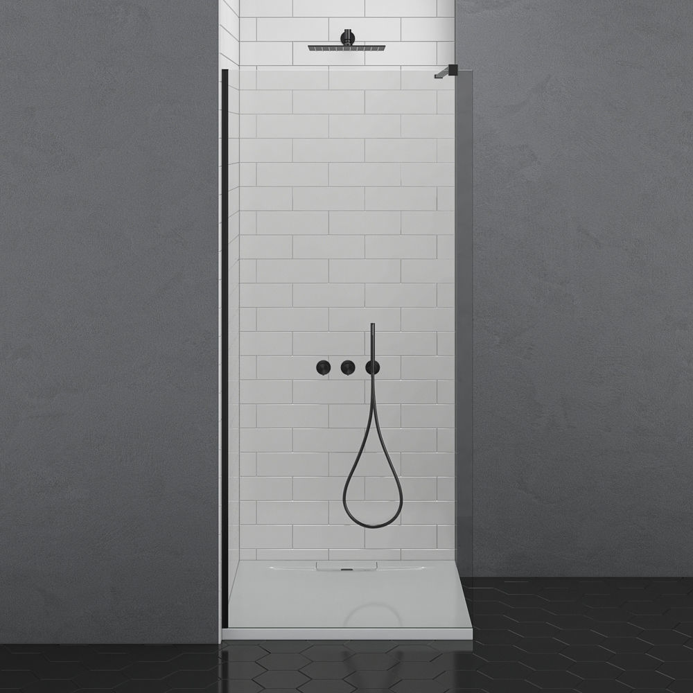Cabin showers Radaway Modo New Black 3D model_12