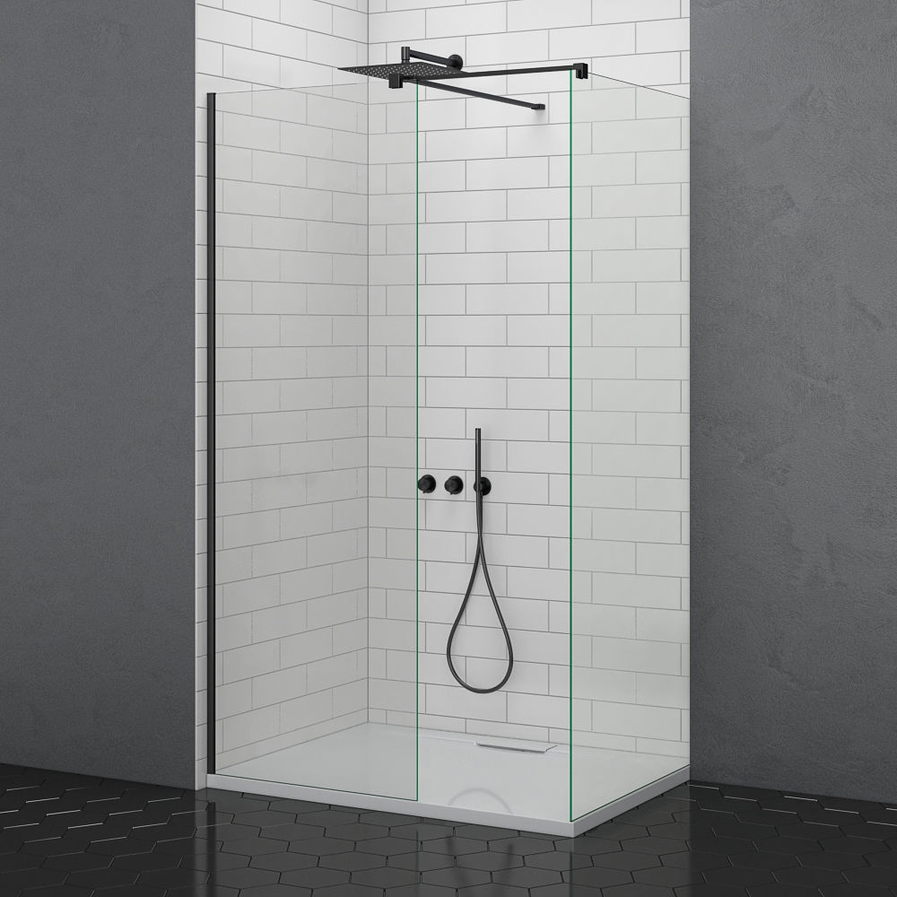 Cabin showers Radaway Modo New Black 3D model_9