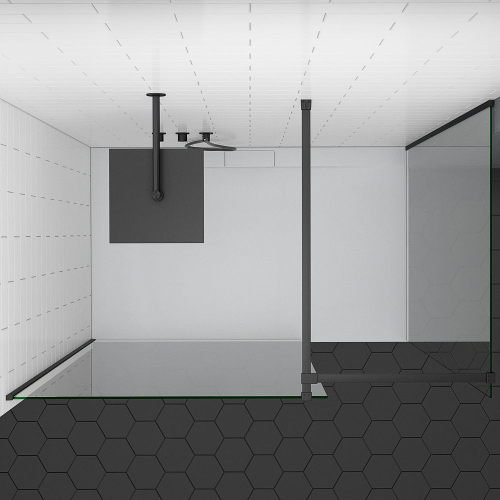 Cabin showers Radaway Modo New Black 3D model_17