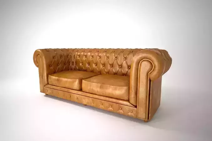 03 LEATHER SOFA DOUBLE
