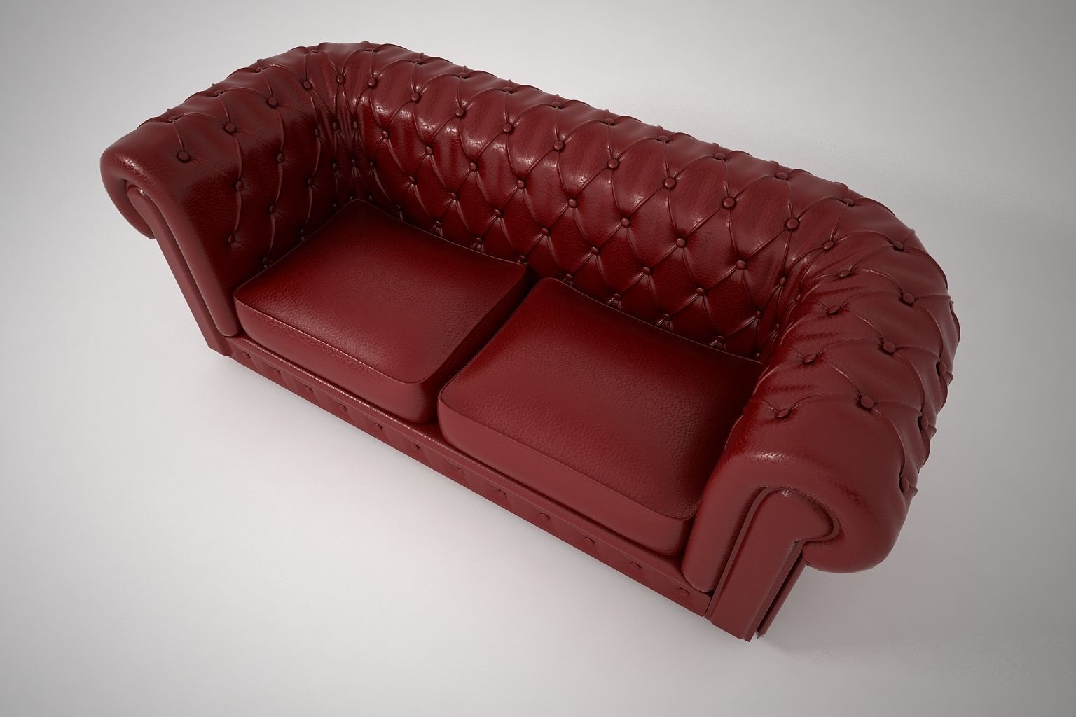 04 LEATHER SOFA DOUBLE 3D model_4