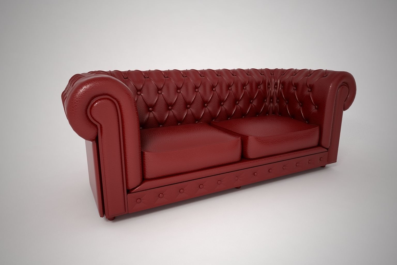 04 LEATHER SOFA DOUBLE 3D model_2