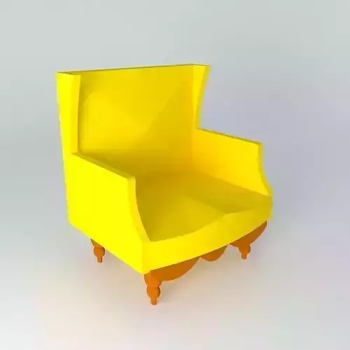 Yellow armchair