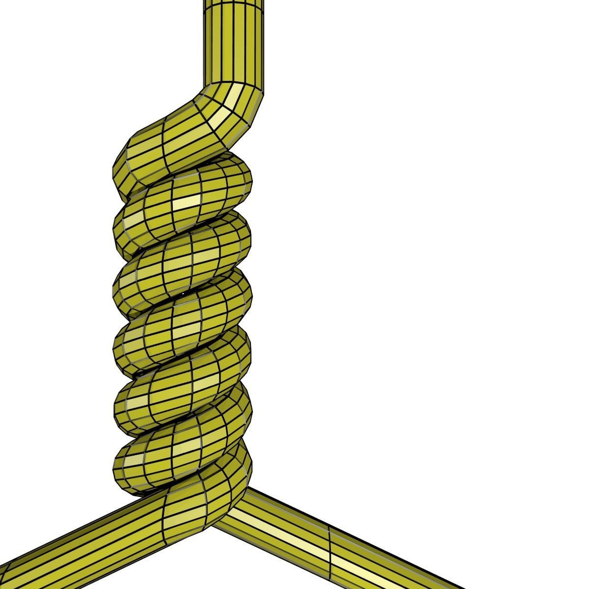 Metal Cloth Hanger 3D Asset 3D model_16