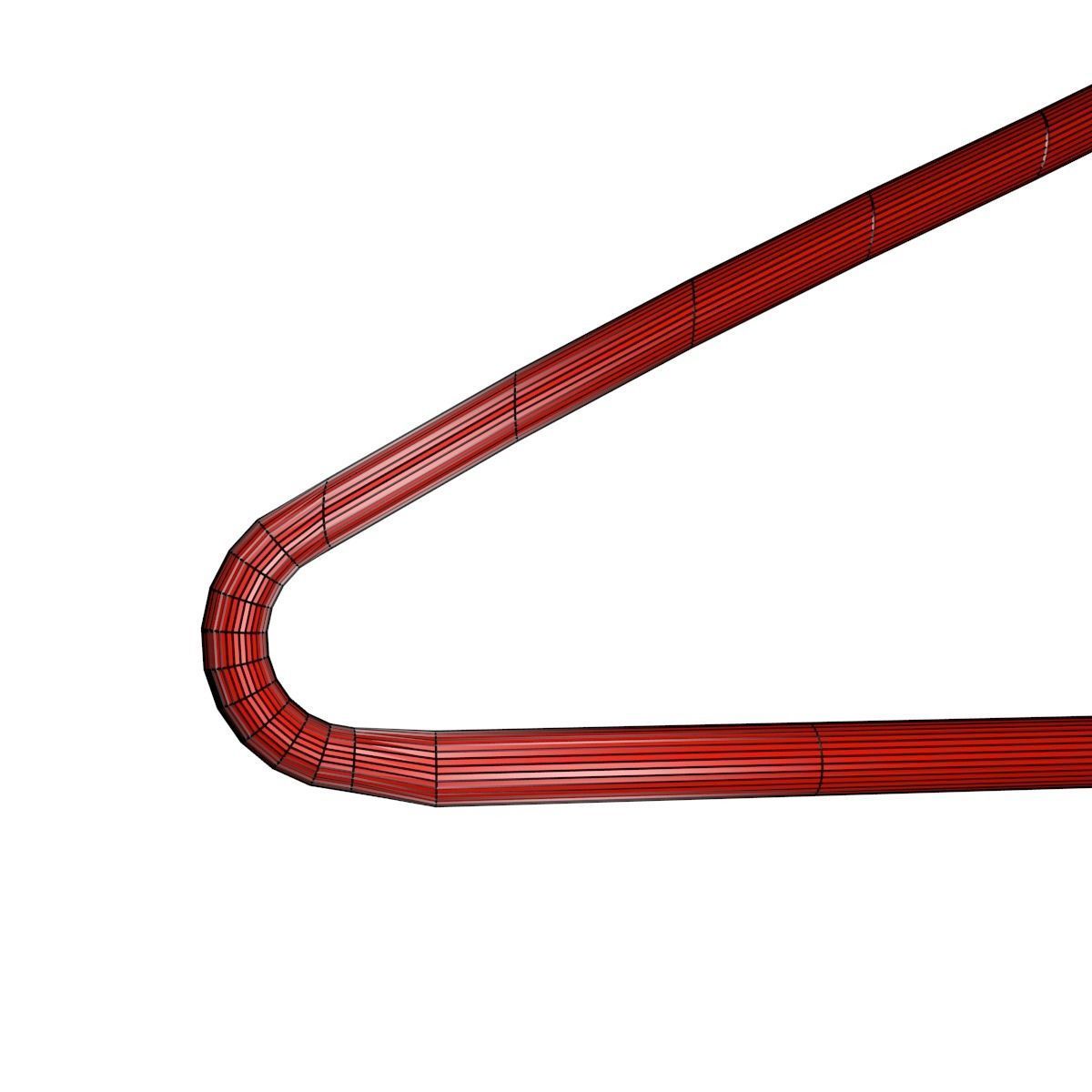 Metal Cloth Hanger 3D Asset 3D model_13