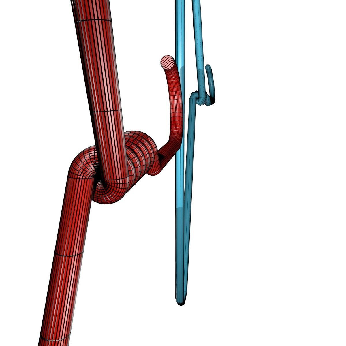 Metal Cloth Hanger 3D Asset 3D model_14