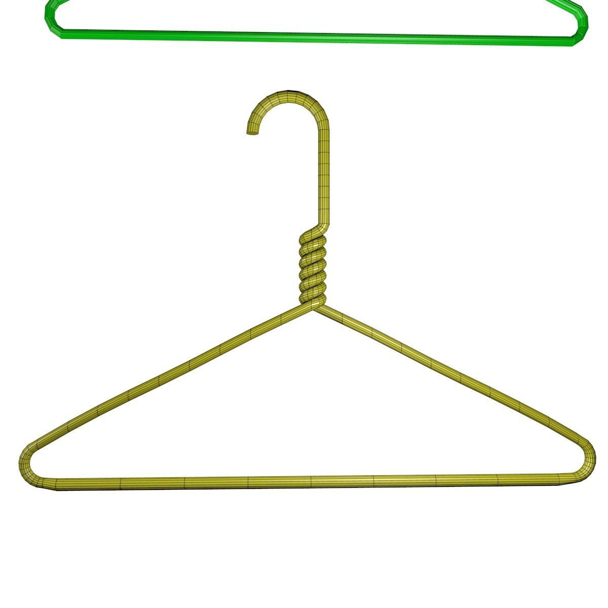 Metal Cloth Hanger 3D Asset 3D model_15