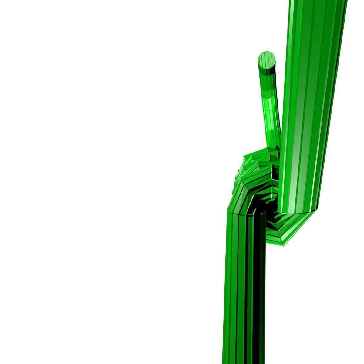 Metal Cloth Hanger 3D Asset 3D model_10