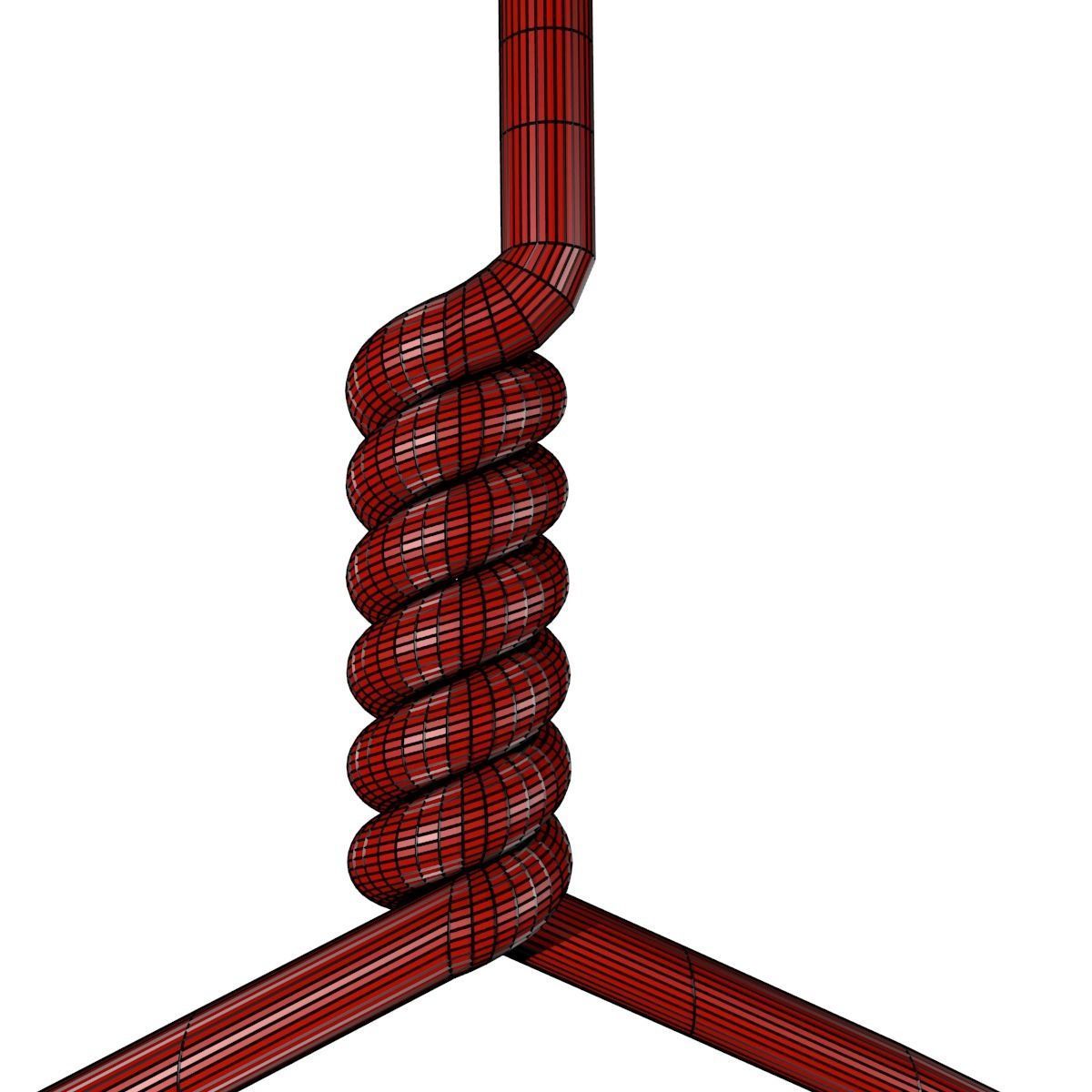 Metal Cloth Hanger 3D Asset 3D model_12
