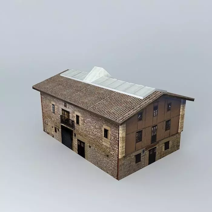 Larrotxene farmhouse Free 3D model