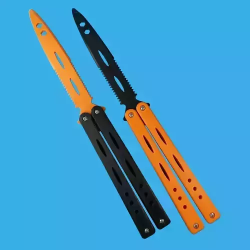 Butterfly Knife - TWO COLOR - STANDARD