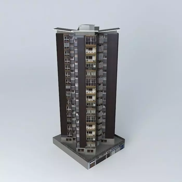 Bidebieta La Paz Torre39 Free 3D model_0