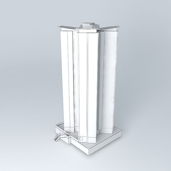 Bidebieta La Paz Torre39 Free 3D model_4