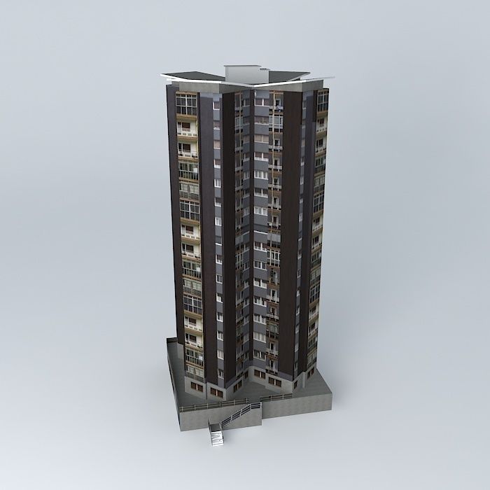 Bidebieta La Paz Torre39 Free 3D model_2