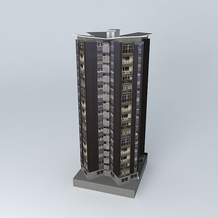 Bidebieta La Paz Torre39 Free 3D model_1