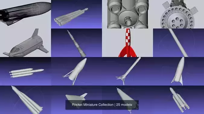 Rocket Miniature Collection 