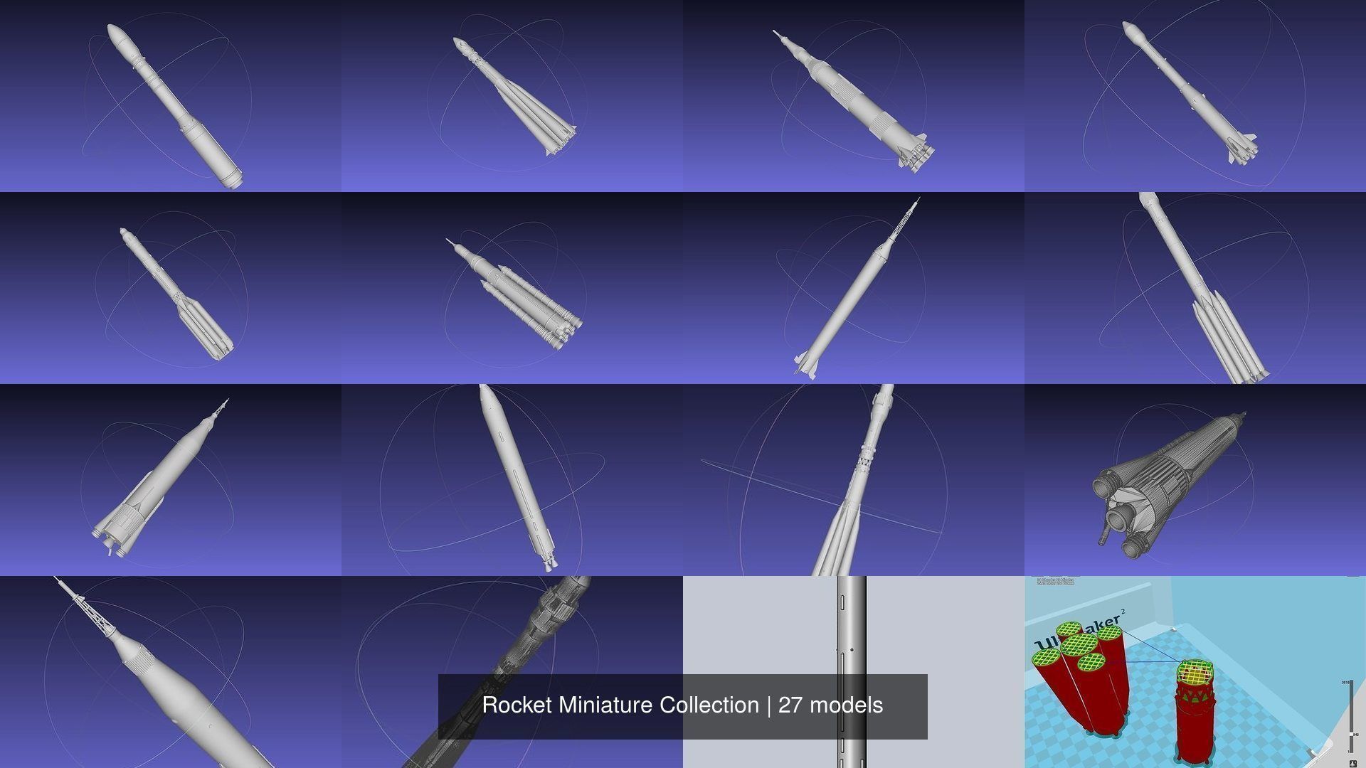 Rocket Miniature Collection _32