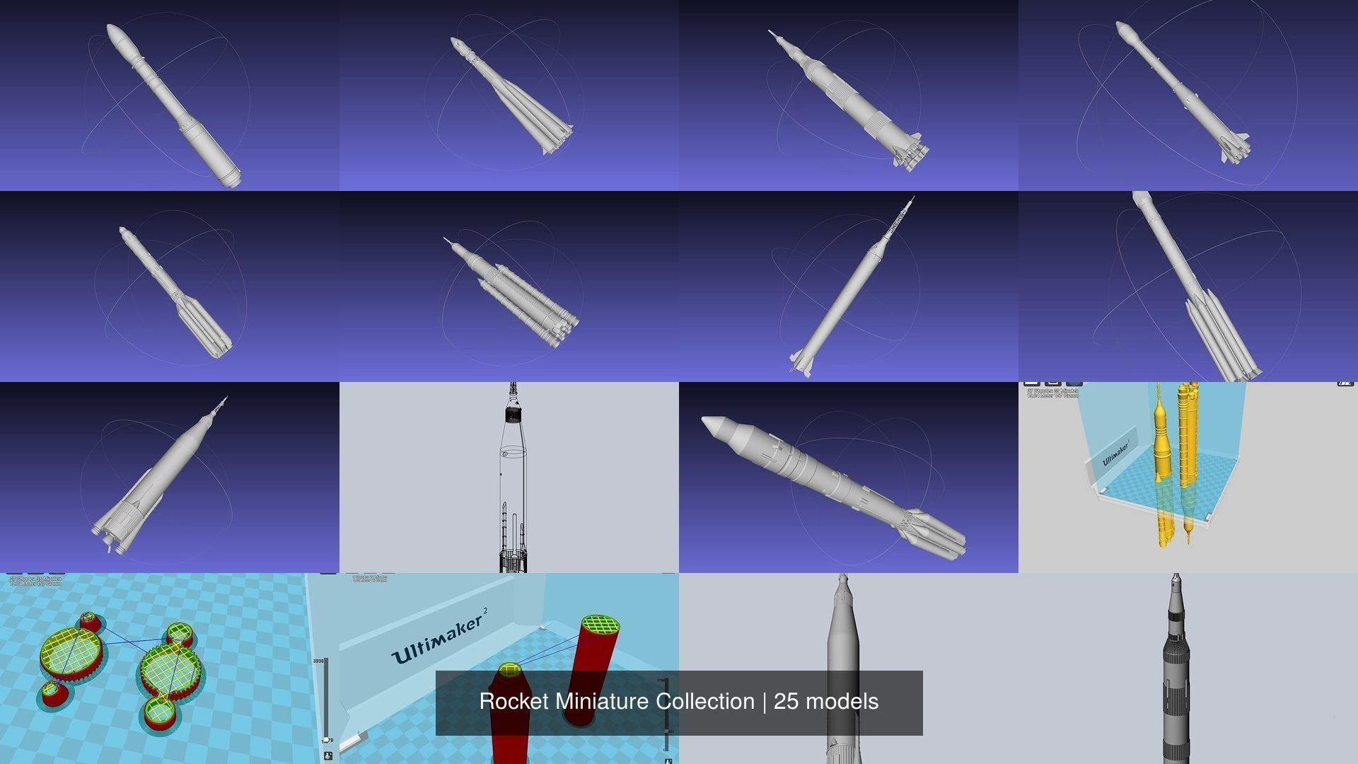 Rocket Miniature Collection _44