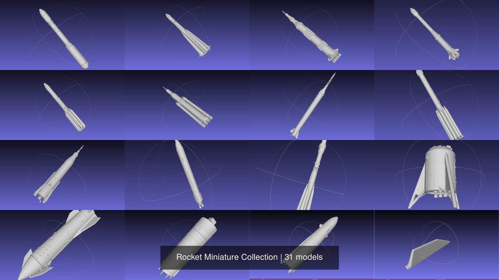 Rocket Miniature Collection _14