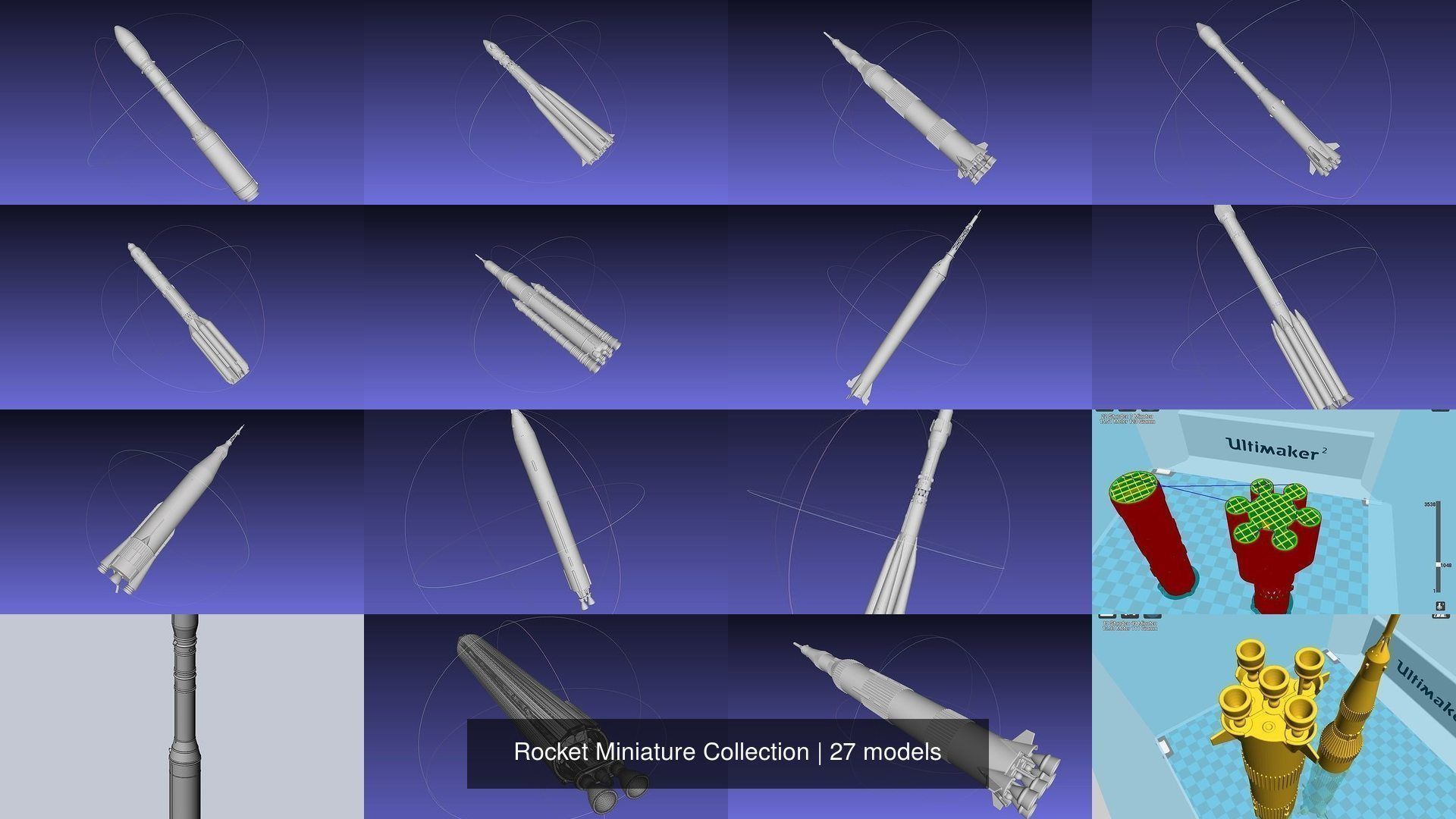 Rocket Miniature Collection _38