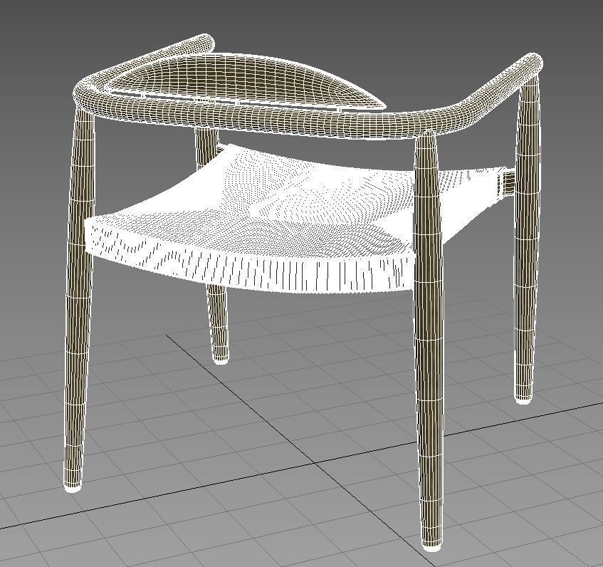 Dansk gloster Chair 3D model_2